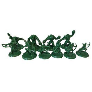 Magic The Gathering Arena Planeswalkers Game Green Squad Figures 10 Count